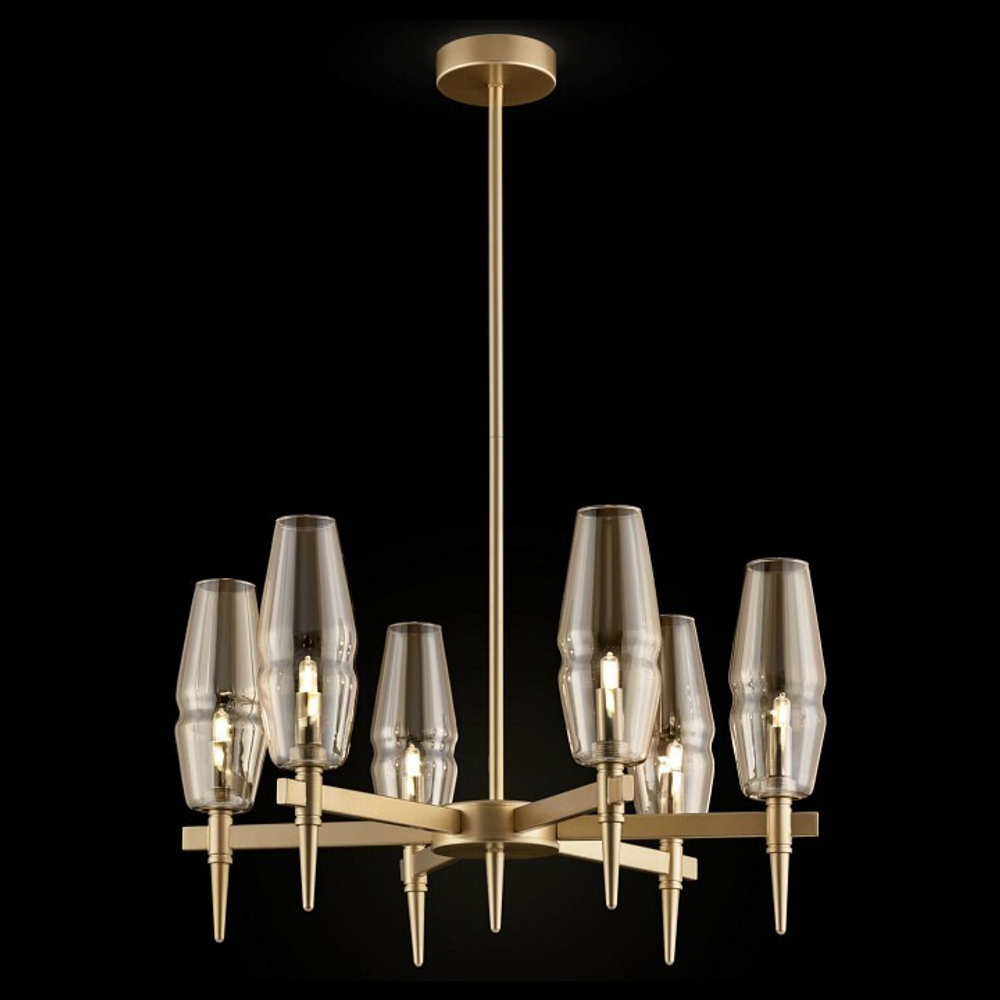 Люстра на штанге Maytoni H002PL-06G