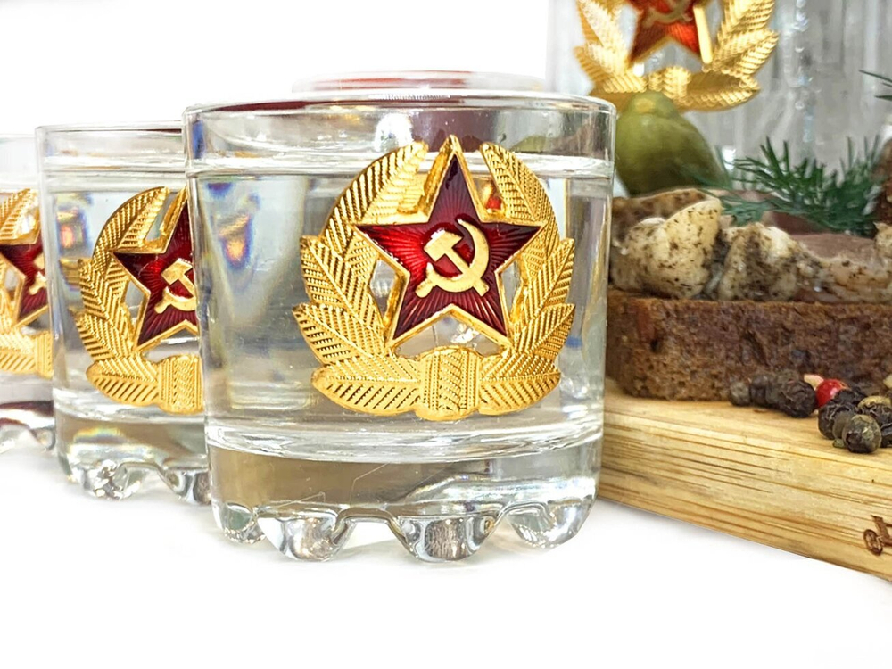 Подарочный графин и стопки «Советский»