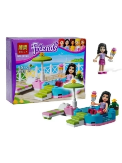 Конструктор Френдс Веселый бассейн Эммы 45 деталей 10124