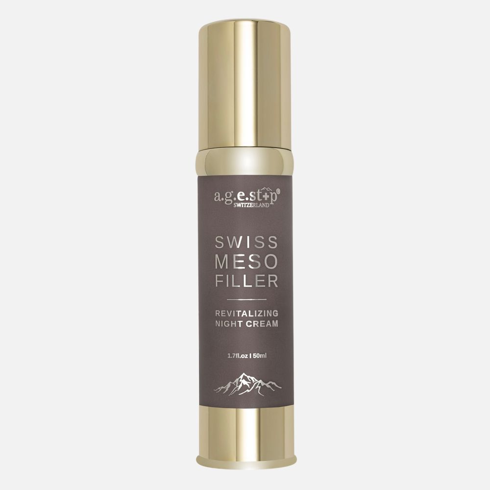 AGESTOP SWITZERLAND SWISS MESO FILLER REVITALIZING NIGHT CREAM Восстанавливающий ночной крем пля лица, 50 мл