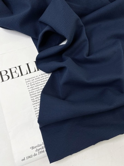 ИНДИГО - Вафля трикотажная МЕЛКАЯ ЛЕТНЯЯ пенье (КРВ433 Алина)