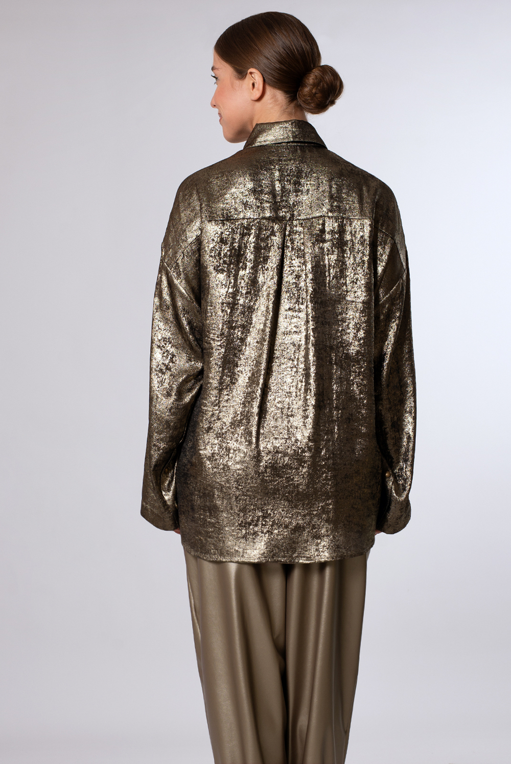 Блузка женская 4203АП, Золотой #182Зол094203АП