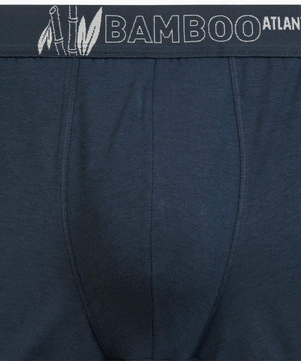 Мужские трусы шорты Atlantic, набор из 3 шт., бамбук, зелёные, чёрные, сине-зелёные, 3MH-231