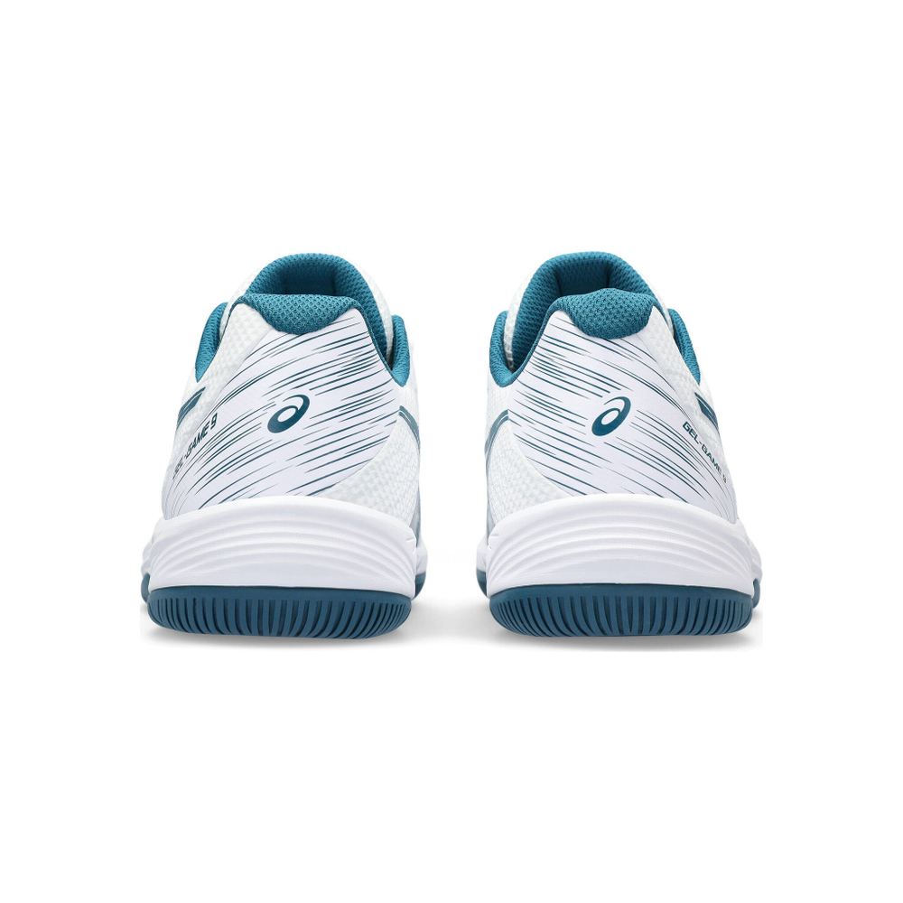 Мужские теннисные кроссовки ASICS Gel-Game 9 All Court Shoe Men - White, Petrol
