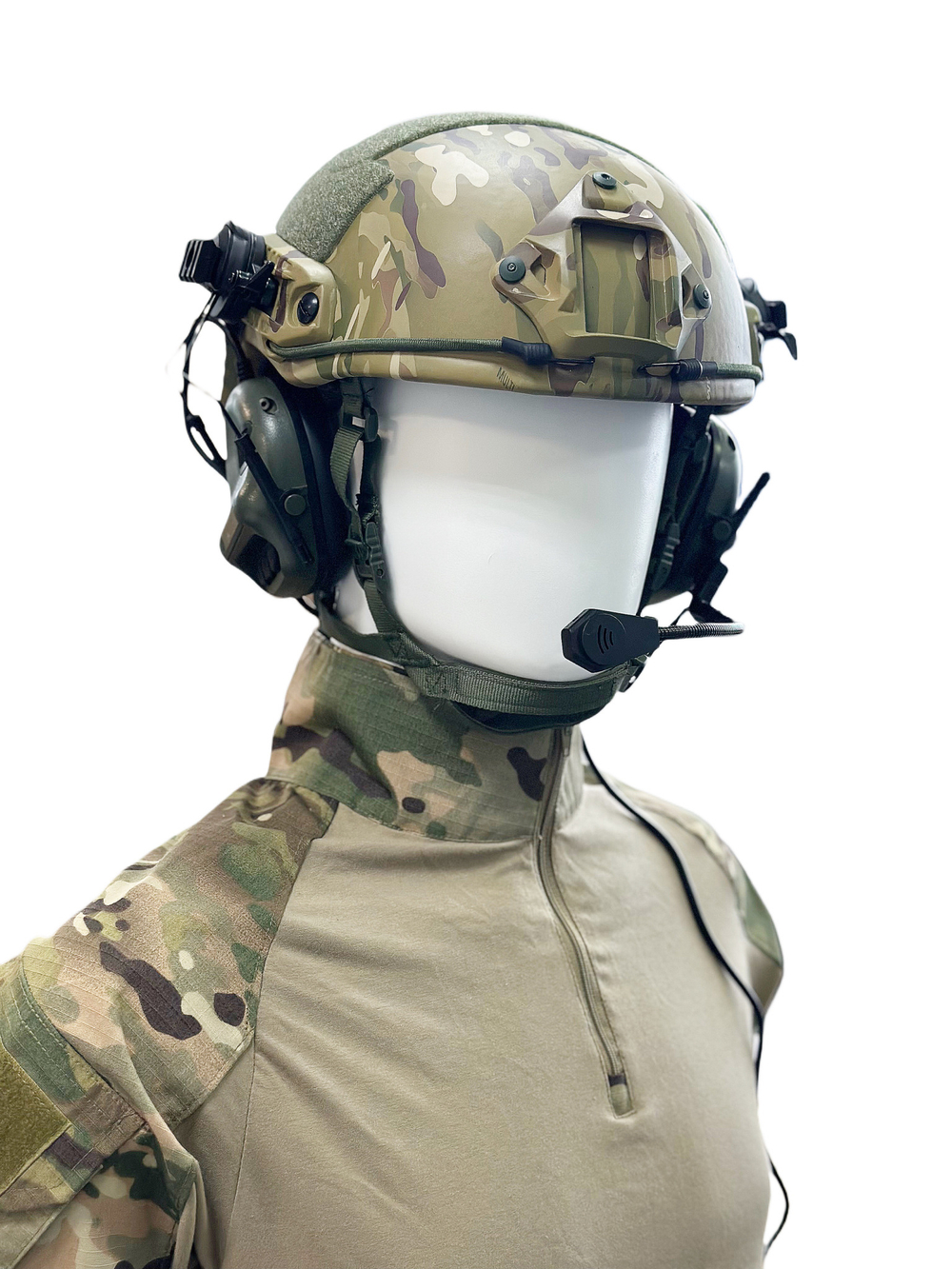 COMMUNICATION HEADSET V" тактические наушники для стрельбы/съемный микрофон (для крепления на шлем)