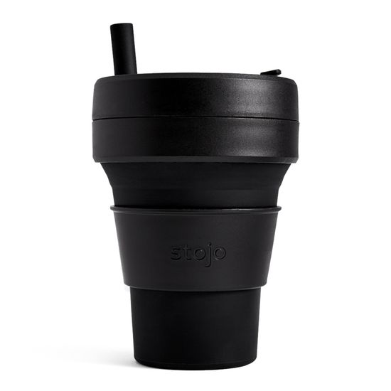 Стакан складной силиконовый Stojo Biggie Ink, 16 oz / 470 мл