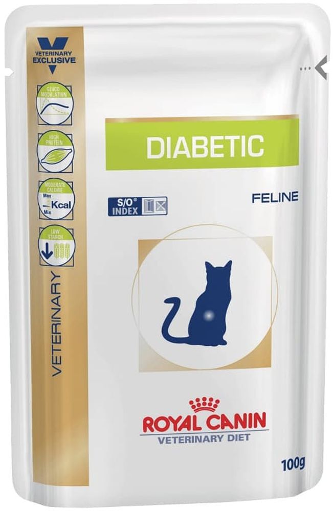 Royal canin 100г. Диабетик ДС 46  диет. корм для кошек с сахар. диабетом