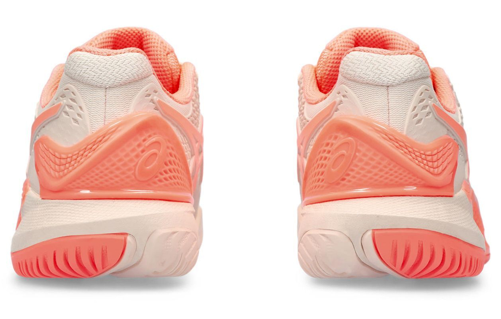 Женские Кроссовки теннисные Asics Gel-Resolution 9 - pearl pink/sun coral