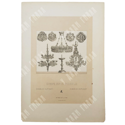 Расинэ А. Лист из альбома Полихромный орнамент. Историко-практический сборник. Хромолитография. 1878