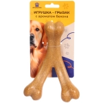 Игрушка - грызак «Счастливый БРО», косточка, 16*11*1,8см / 141гр