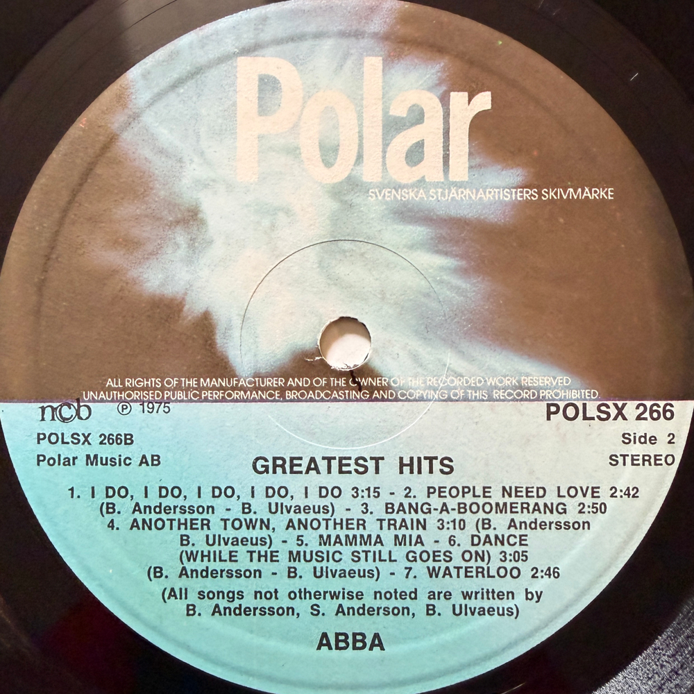 ABBA - Greatest Hits (Скандинавия 1976г.)