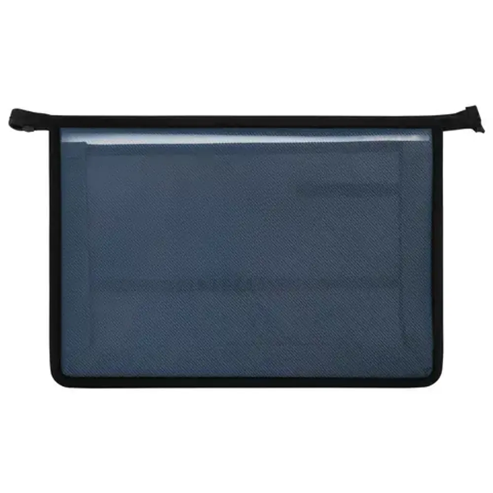 Папка для труда 2 отделения А4 на молнии, рисунок на пластике Brauberg Neon drift