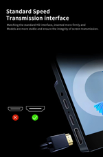 15.6" Портативный сенсорный монитор VCHANCE FHD IPS 1920x1080, 60 Гц