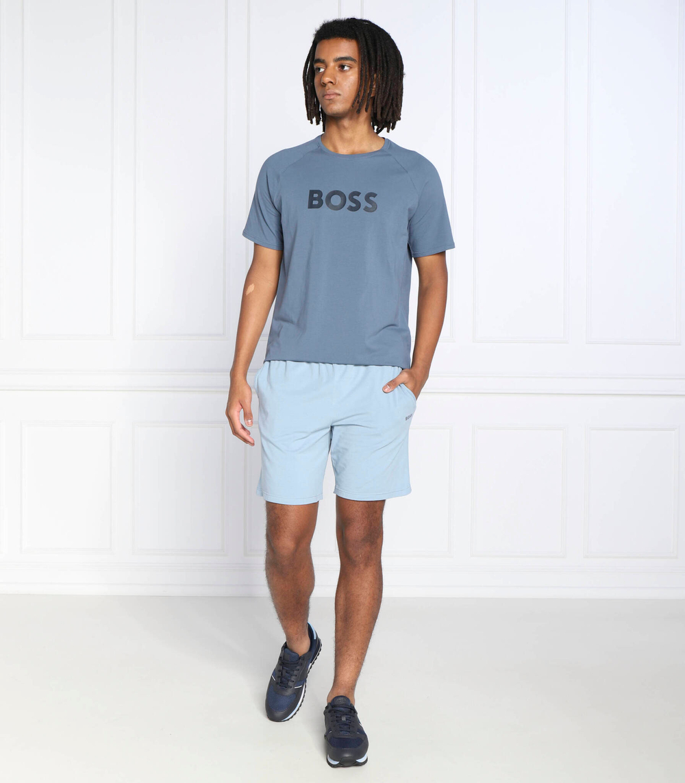 футболка dynamic BOSS BLACK - голубой(50479361)