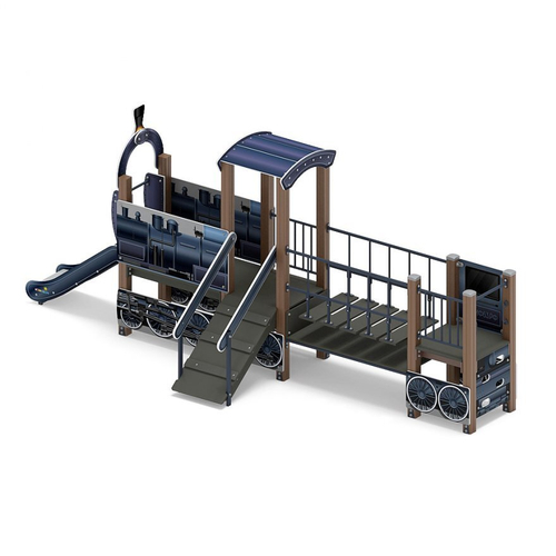 Детский игровой комплекс Паровозик ДИК 1.03.5.01-15 H=750