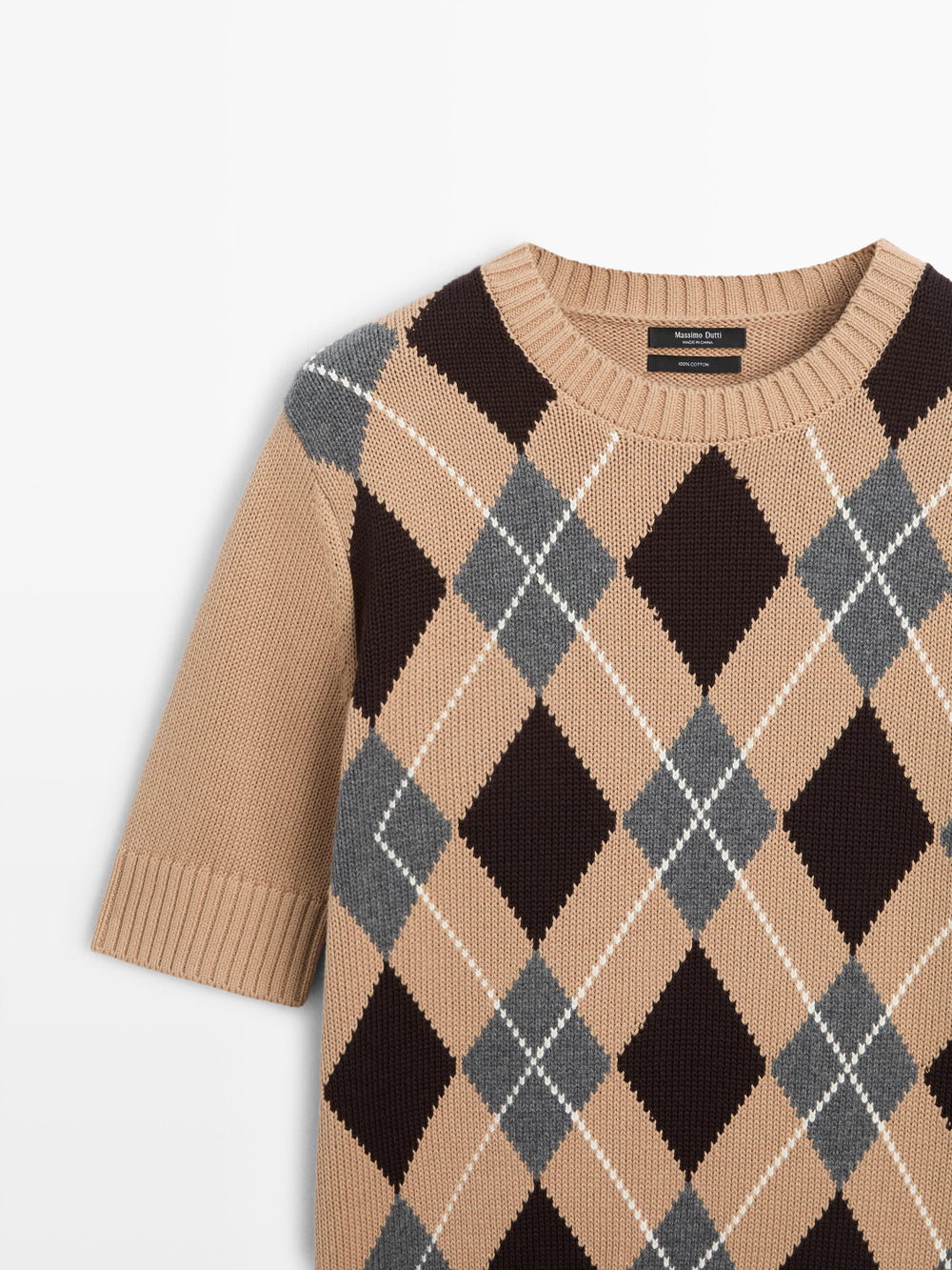 Massimo Dutti Трикотажный свитер, цвет верблюжьей шерсти