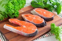 Стейки морской форели