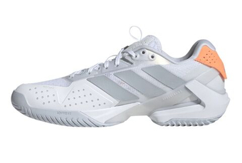 Женские Кроссовки теннисные Adidas Adizero Ubersonic 5 W - cloud white/halo blue/beam orange