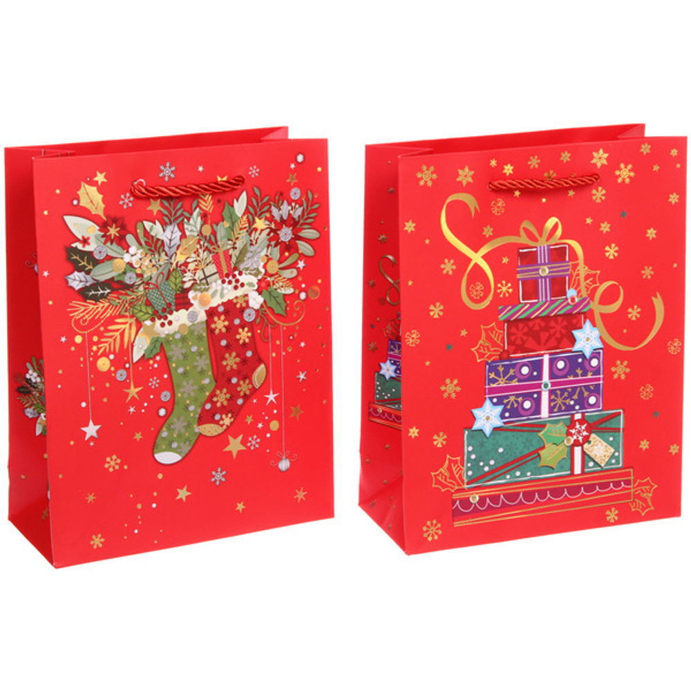 Пакет подарочный «Волшебный год» 18*23*8 см, микс