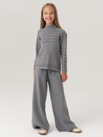 Водолазка в школу для девочки AT743  серый