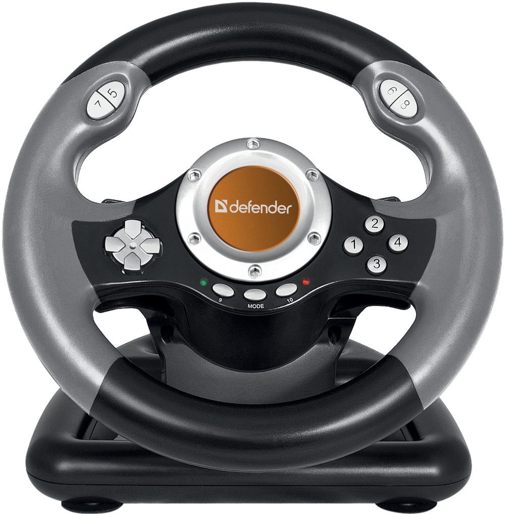 Руль игровой Defender Challenge Mini LE USB комбинированный