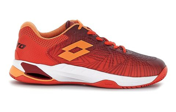Мужские теннисные кроссовки Lotto Mirage 100 II Clay - grenadine red/tawny red/nectarine