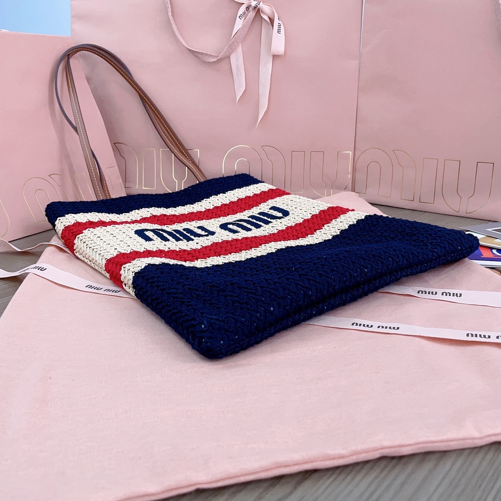 Miu Miu Crochet Tote Bag