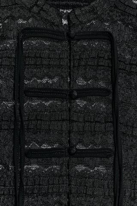 ZARA КРУЖЕВНОЙ ТОП С ЗАСТЕЖКАМИ-ТОГГЛ, ЧЕРНЫЙ