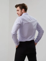 Рубашка приталенная SLIM FIT с длинным рукавом, лавандовая