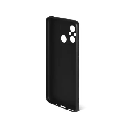 Силиконовый чехол для Xiaomi Redmi 12C/Poco C55 Art005 black DF