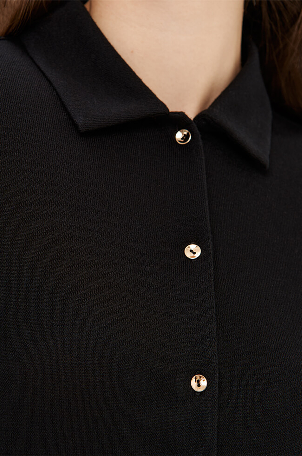 23389 Блузка женская (черный)