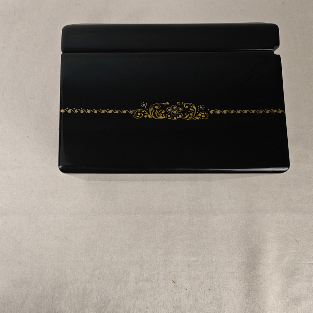 Шкатулка с росписью Палех "Розы"