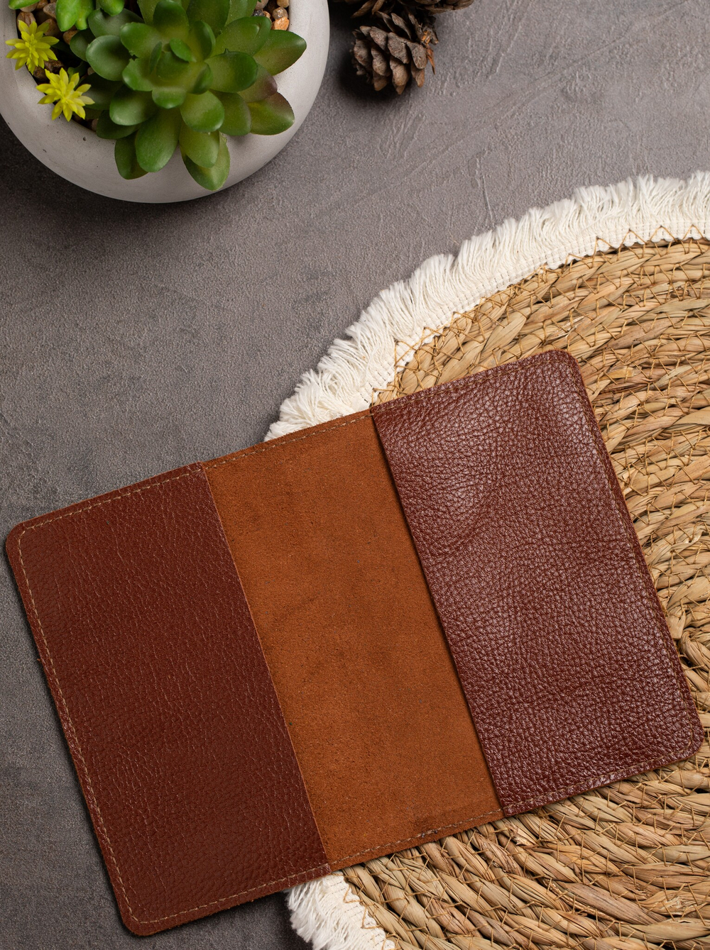 Обложка на паспорт Brown