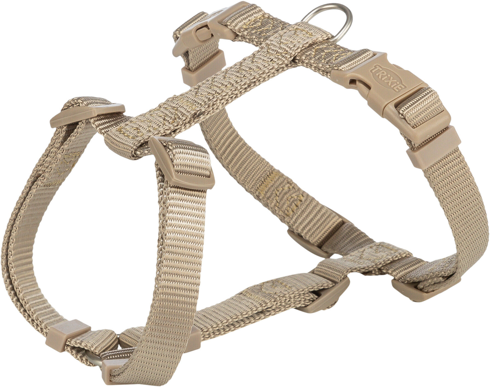 Шлейка Trixie Premium H-harness, M–L: 52–75 см/20 мм, песочный