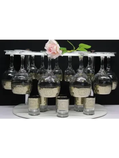 Барный набор 18 предметный с фужером