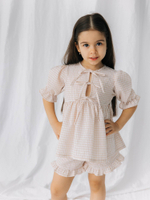 Топ и шорты, Бежевый