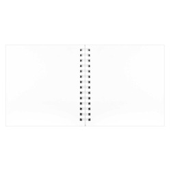 Альбом для рисования (Скетчпад) 195x195 мм, 80 л, блок - белый офсет 100 г/м², арт. 71630 АКВАРЕЛЬ /обложка полноцветная печать, твёрдый переплёт на гребне, матовая ламинация,