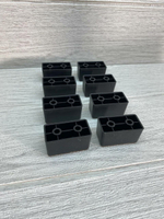 Ножки для мебели пластиковые высота 27 мм 10 штук