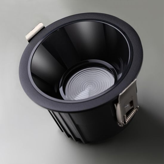 359427 SPOT NT24 438 черный Светильник встраиваемый с переключателем цв. температуры IP65 LED 15W 170-265V 3000К\4000К\6000К LANG