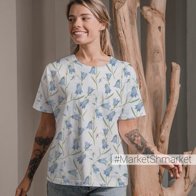 Футболка женская стандарт с принтом 