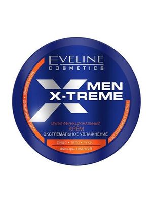 EVELINE МУЛЬТИФУНКЦИОНАЛЬНЫЙ КРЕМ - ЭКСТРЕМАЛЬНОЕ УВЛАЖНЕНИЕ серии MEN X-TREME, 200мл