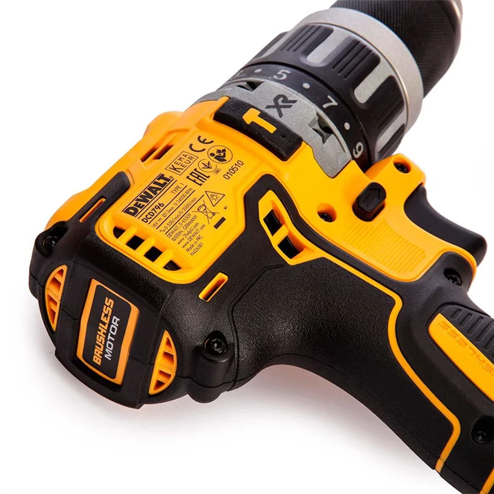 DeWalt DCD 796 NT аккумуляторная дрель-шуруповерт (без АКБ и ЗУ)