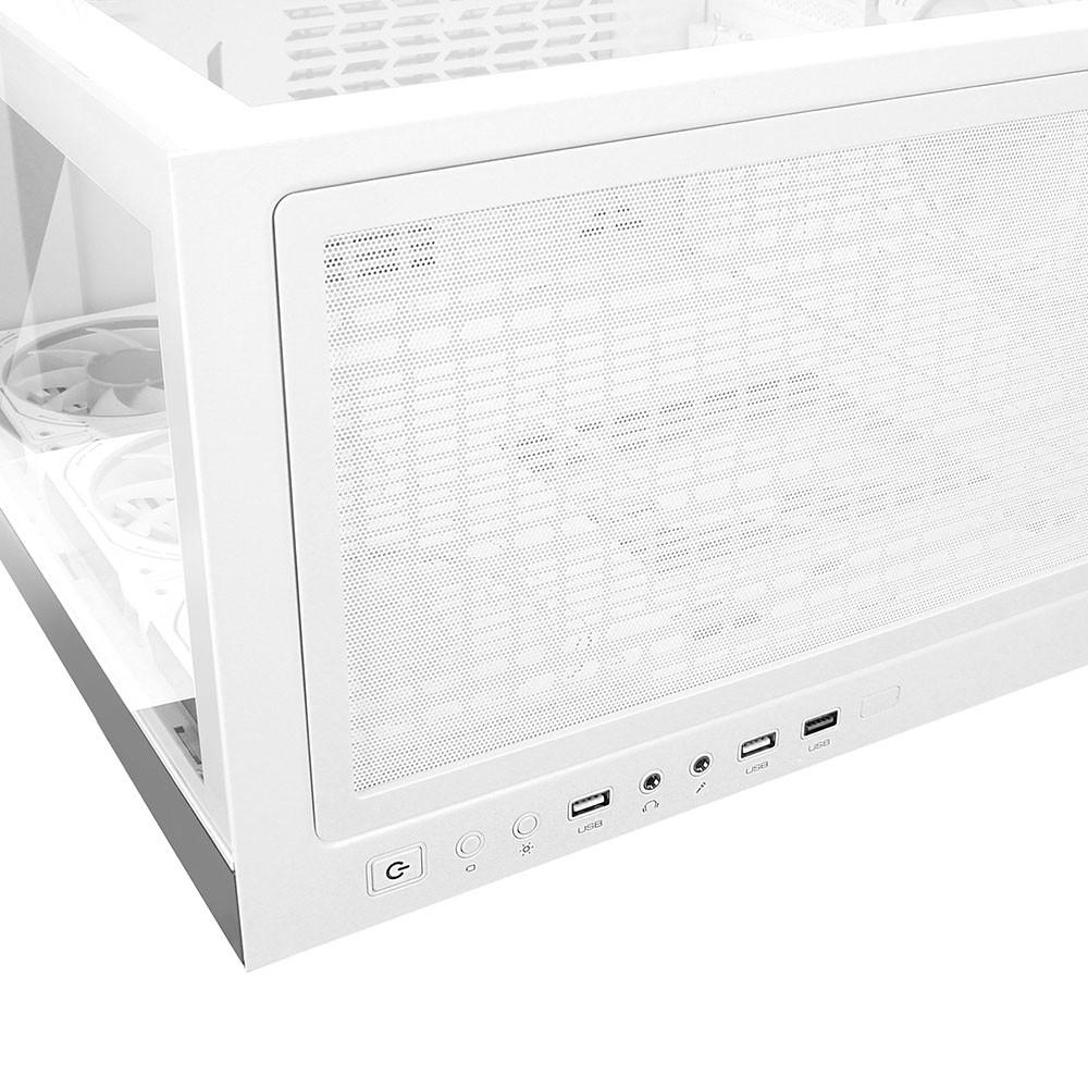 Ginzzu GL770 FAN 12MW6 RGB*4 USB3.0 CRC10 Белый