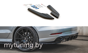 Сплиттеры бампера заднего боковые для AUDI S3 8V Sedan (16-20)