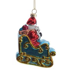 GAEM Украшение новогоднее "Дед Мороз", L8,5 W3,5 H12 см, 3в.