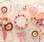 Тарелки большие "Вишня" 8 шт. (26,7 x 26,7 см)