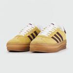 кроссовки Adidas Gazelle Bold Yellow / Brown Wmns IF5937