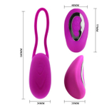 Виброяйцо с дистанционным управлением Dave (Цвет: лиловый)