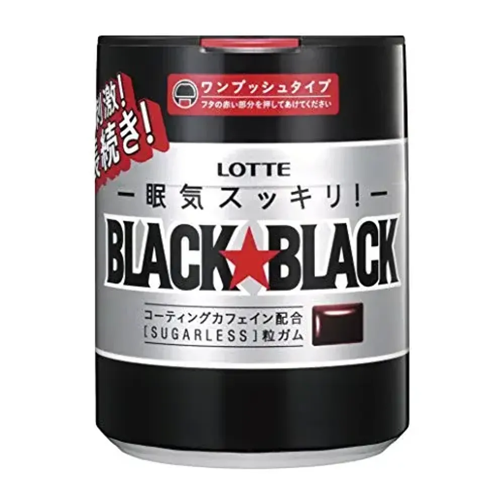 Жевательная резинка &quot;Black Black Gum Drop&quot; Lotte, 140г