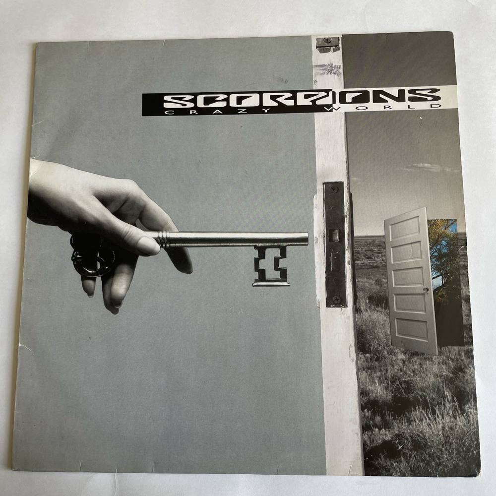 Винтажная виниловая пластинка LP Scorpions Crazy World (Нидерланды 1990)